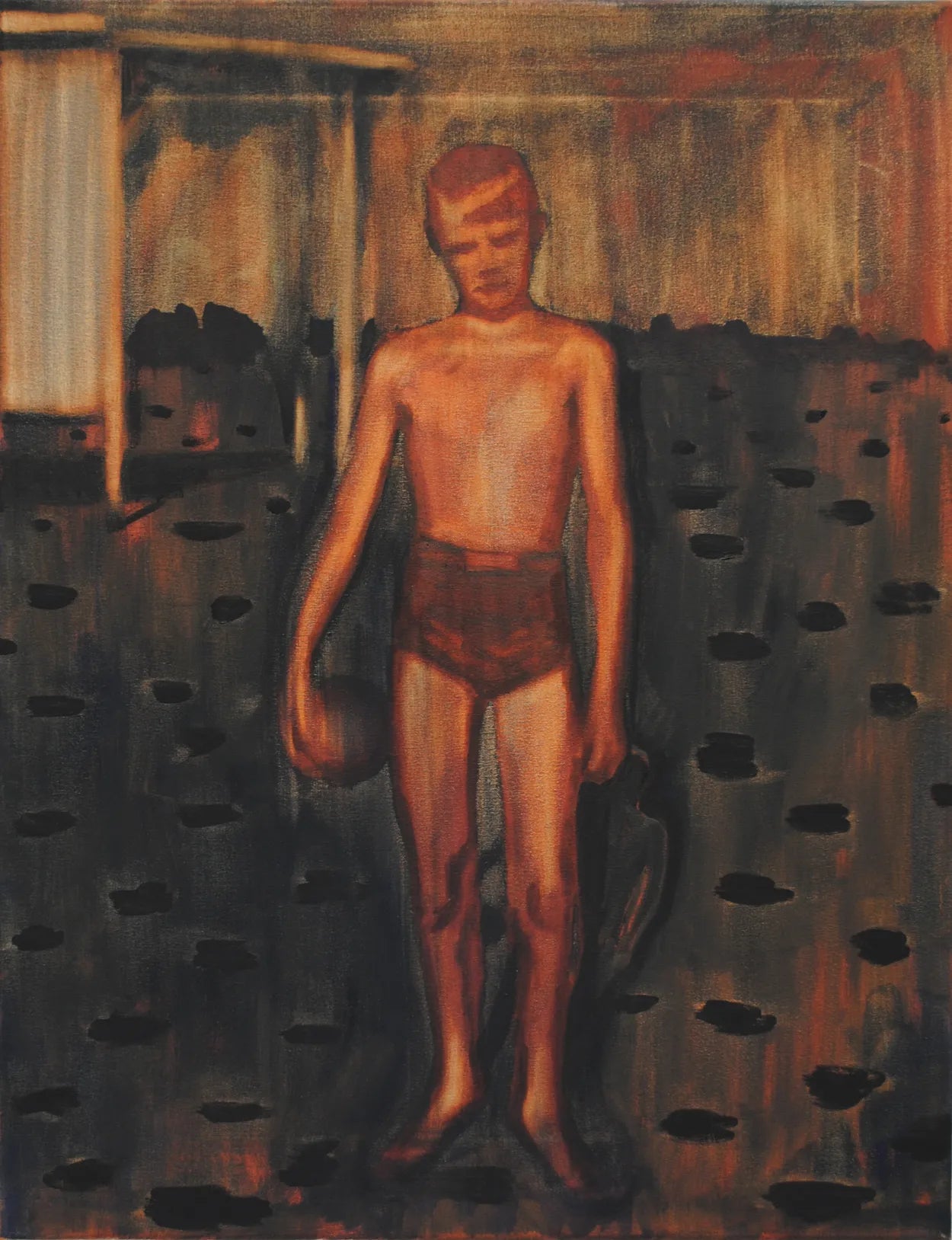 Boy With Ball by Ed Saye