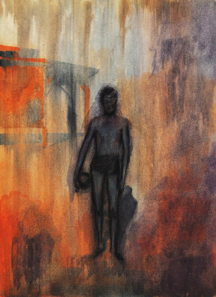 Study For Boy With Ball by Ed Saye