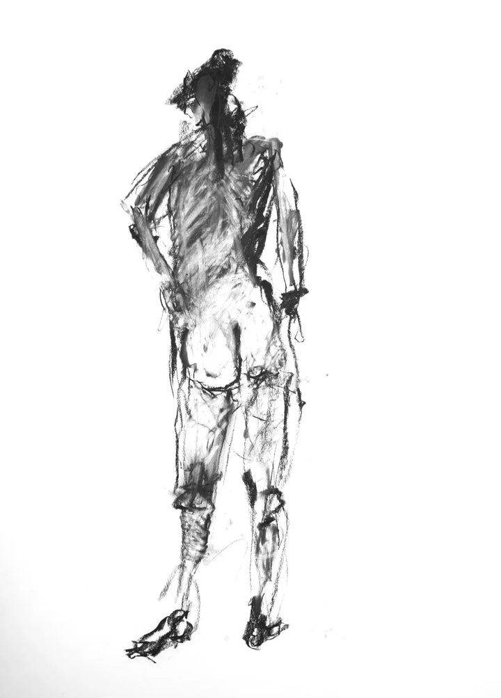 Back Facing (Life Drawing by Stephen Todd