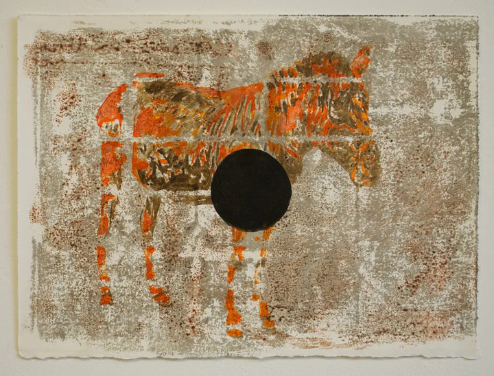 Untitled (Study For Quagga - in the Pupil #2) by Ed Saye