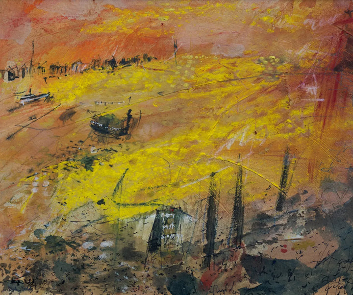 Standing On the Foreshore (River Teign - Shaldon Ferry) by Stephen Todd