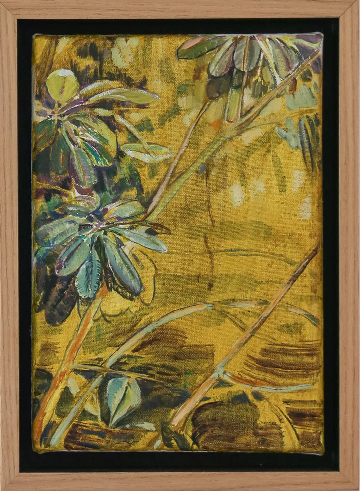 Overgrown Yellow 1 (artwork Comes Framed) by Sophie Baker