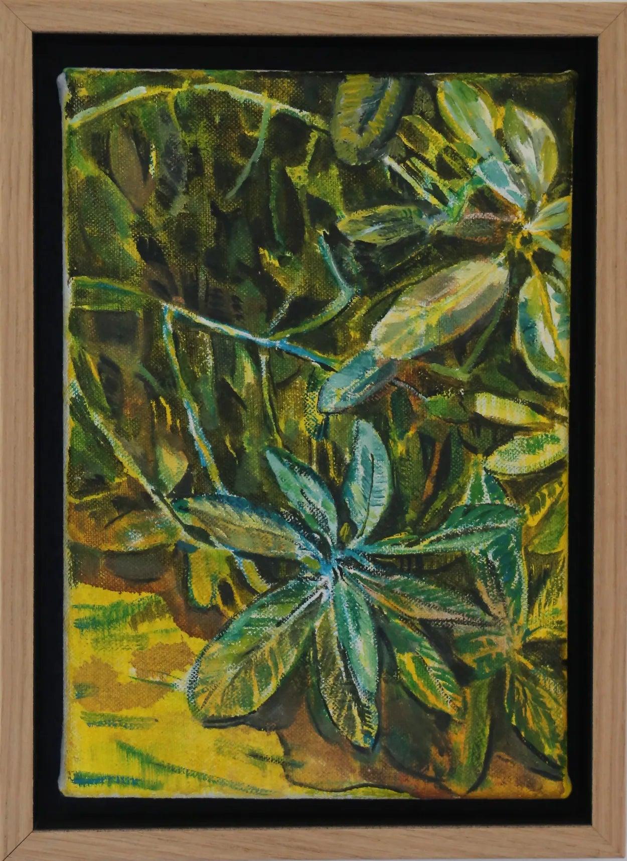 Overgrown Yellow 3 (artwork Comes Framed) by Sophie Baker