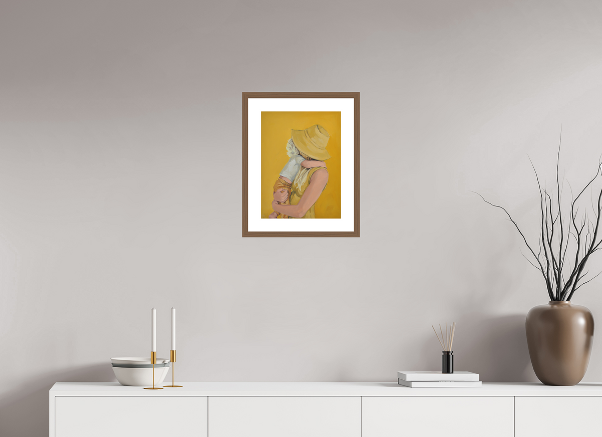 30 x 40 cm, PIGMENT FRAMED WALNUT My Sunshine