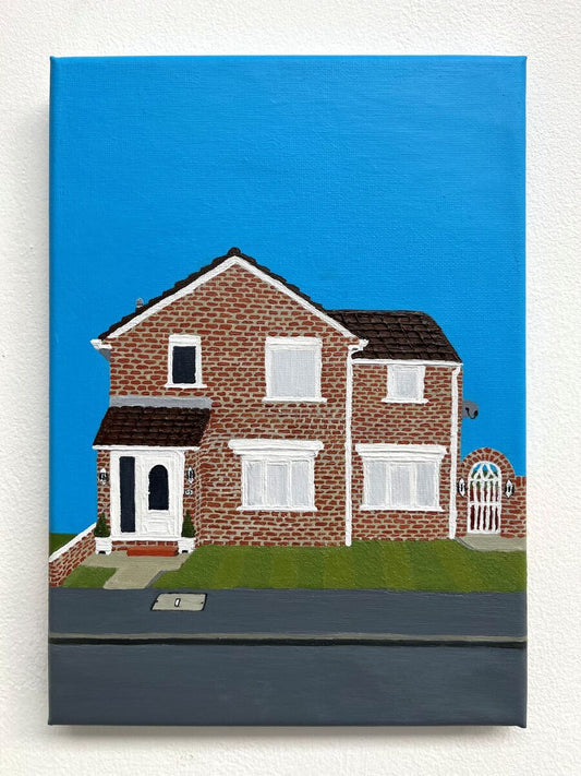 Welcome To The Neighbourhood: Mr Grass by Matthew Amos, original painting