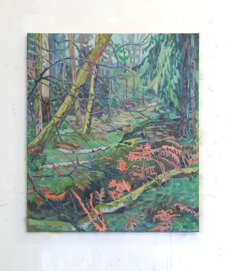 Before You Woke I Walked Into the Forest by Sophie Baker, original painting