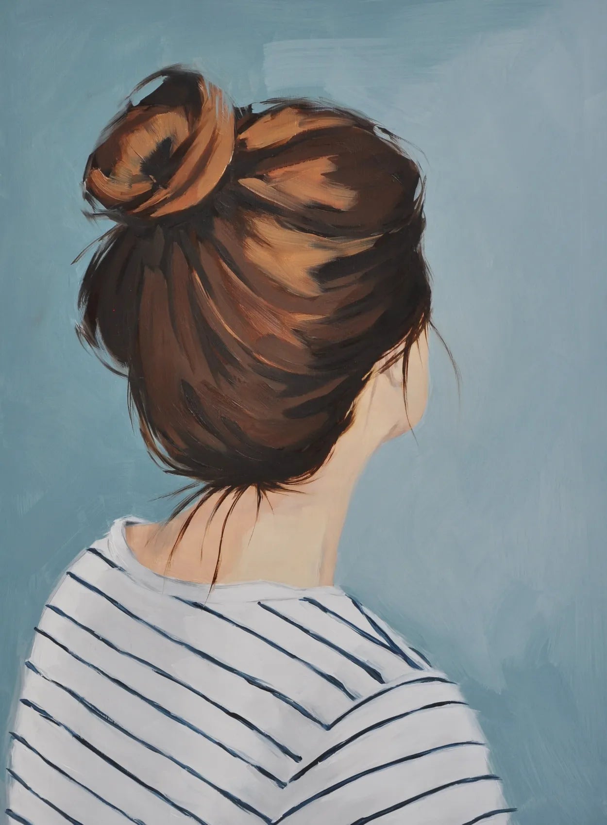 Blue Stripes by Julia Blackshaw