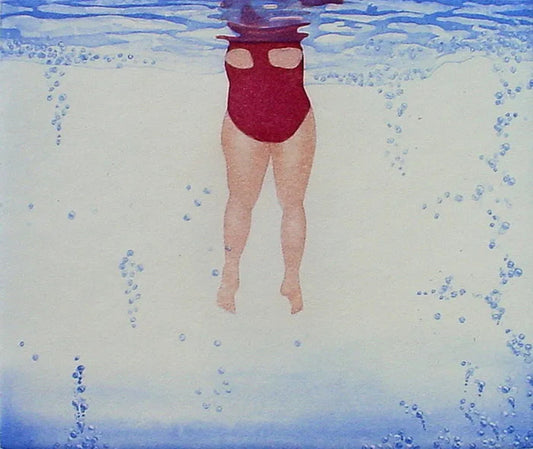 Swim Around V by Emiko Aida, original printmaking