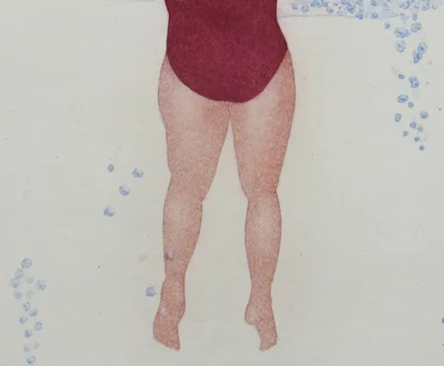 Swim Around V by Emiko Aida, detail 1