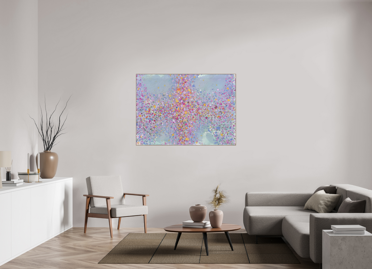 139.6 x 100 cm, PIGMENT ARTBOX WALNUT Support Scene II