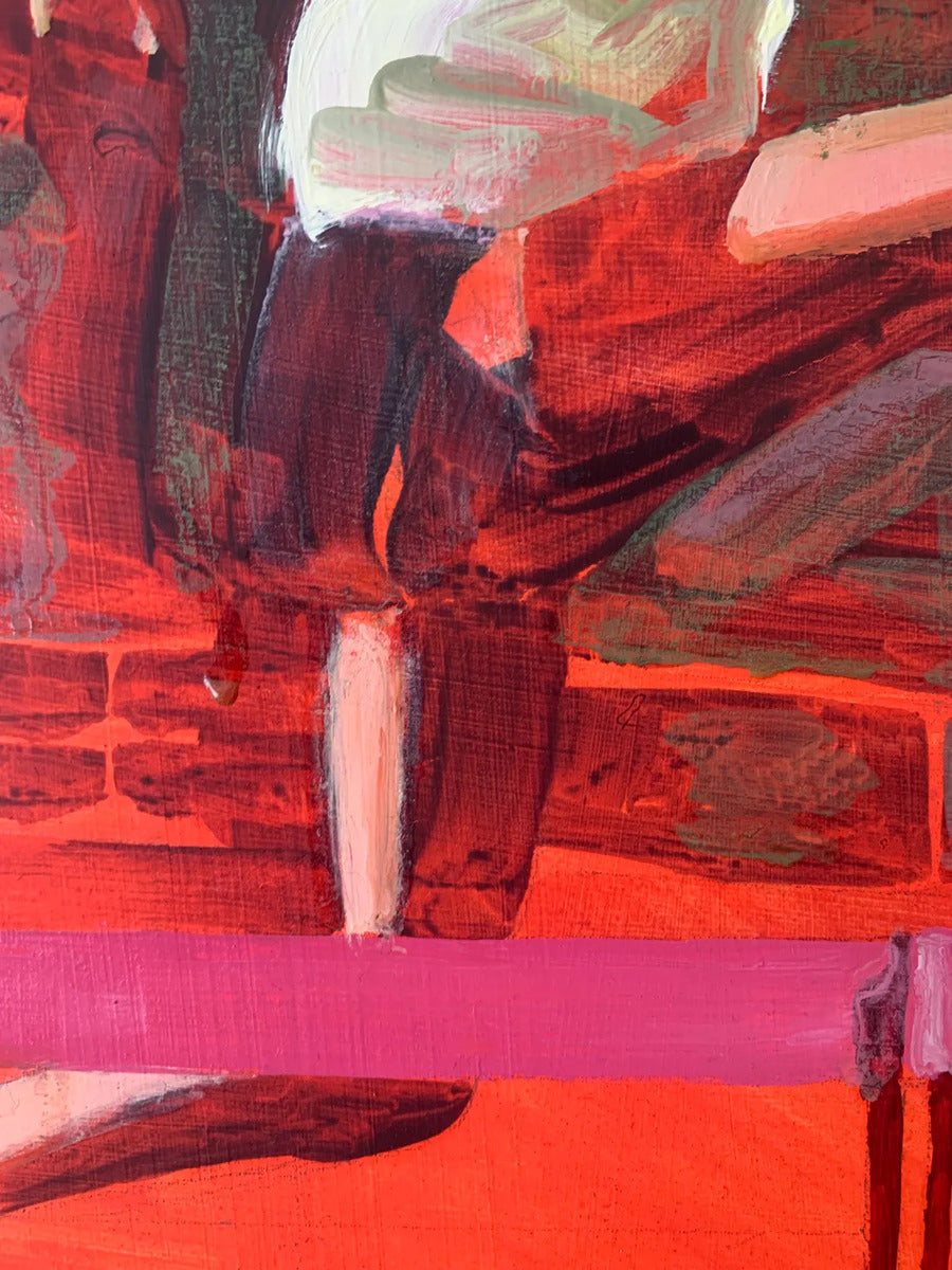 Olympics Next? by Helen Latham, detail 1