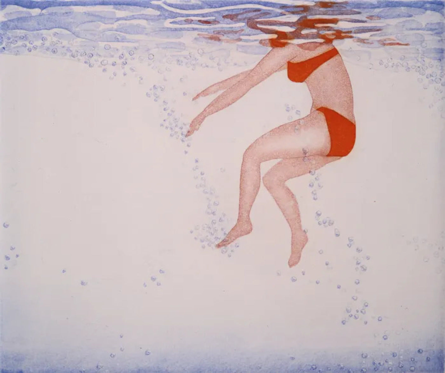 Swim Around VII by Emiko Aida, detail 1