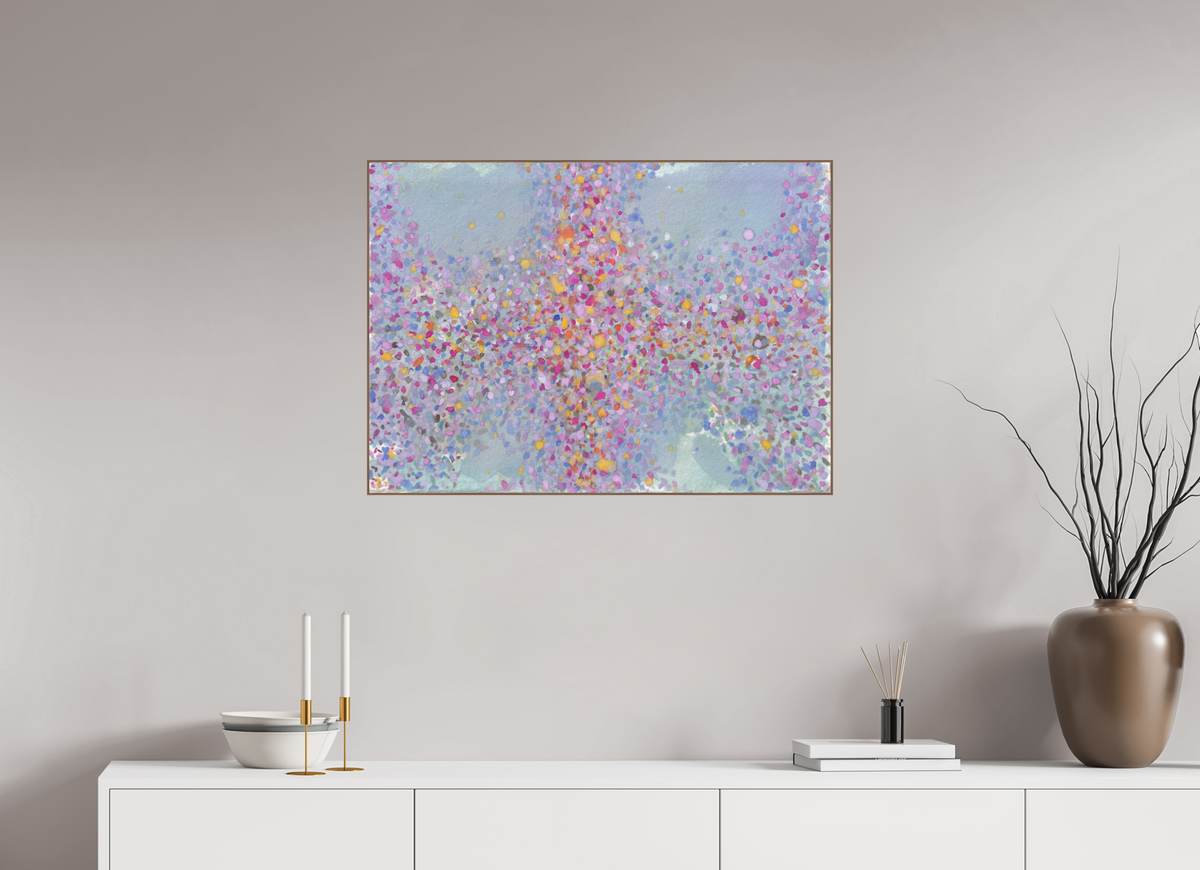 83.7 x 60 cm, PIGMENT ARTBOX WALNUT Support Scene II