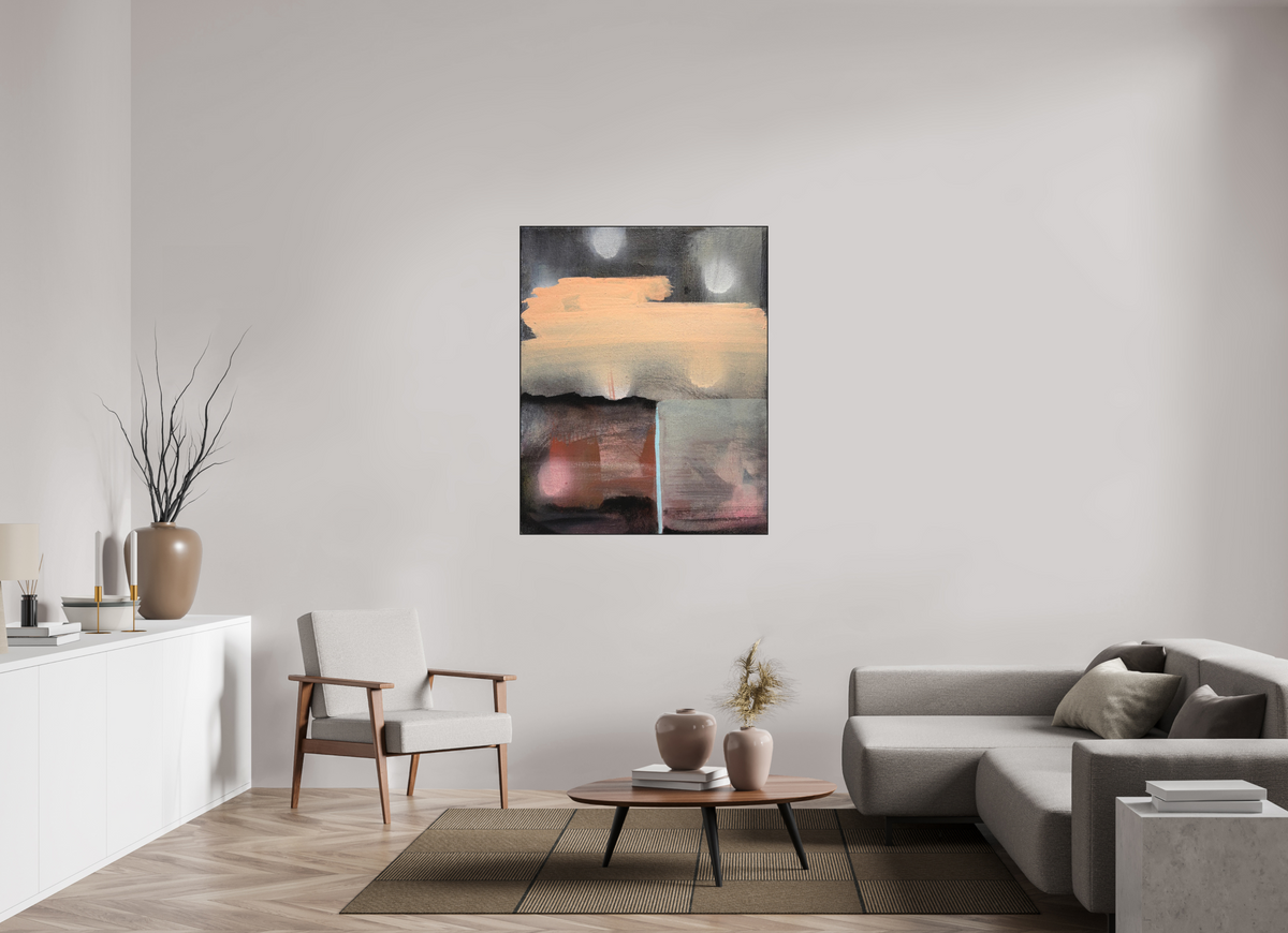 100 x 124.7 cm, PIGMENT ARTBOX BLACK OAK Small Infinities (VI.)