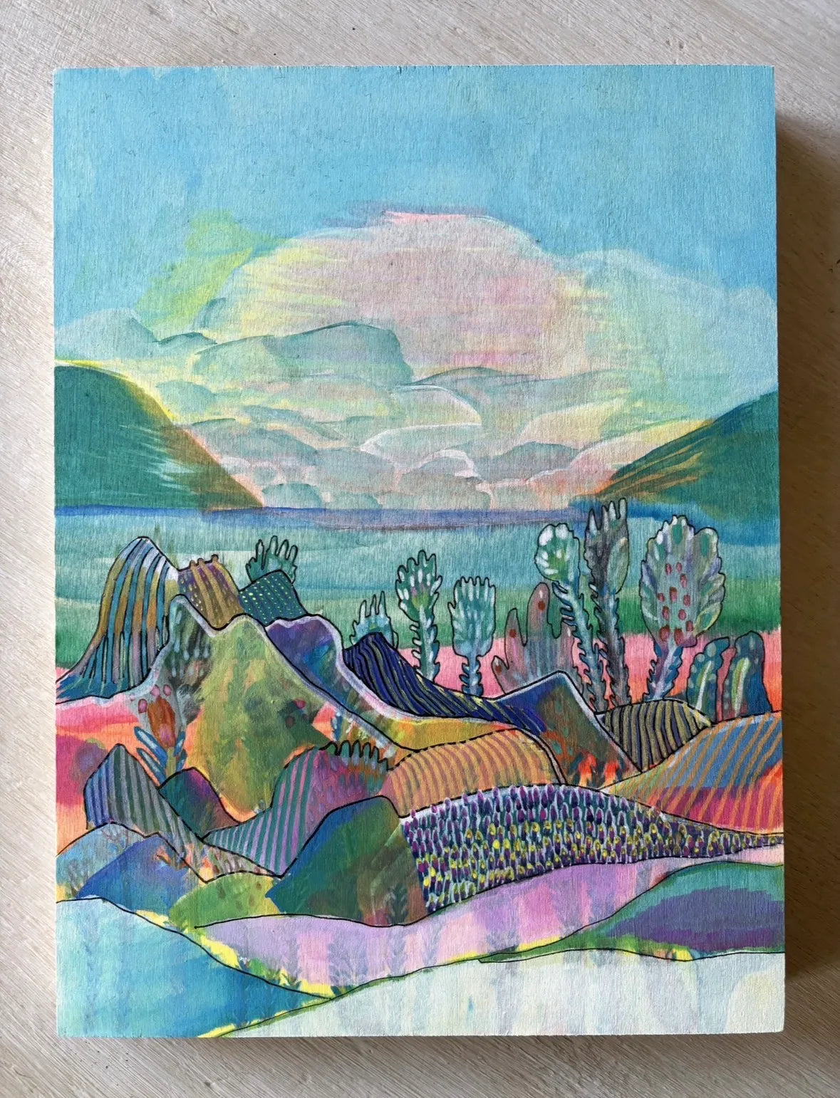 Dreamscape by Coral Churchill, detail 1