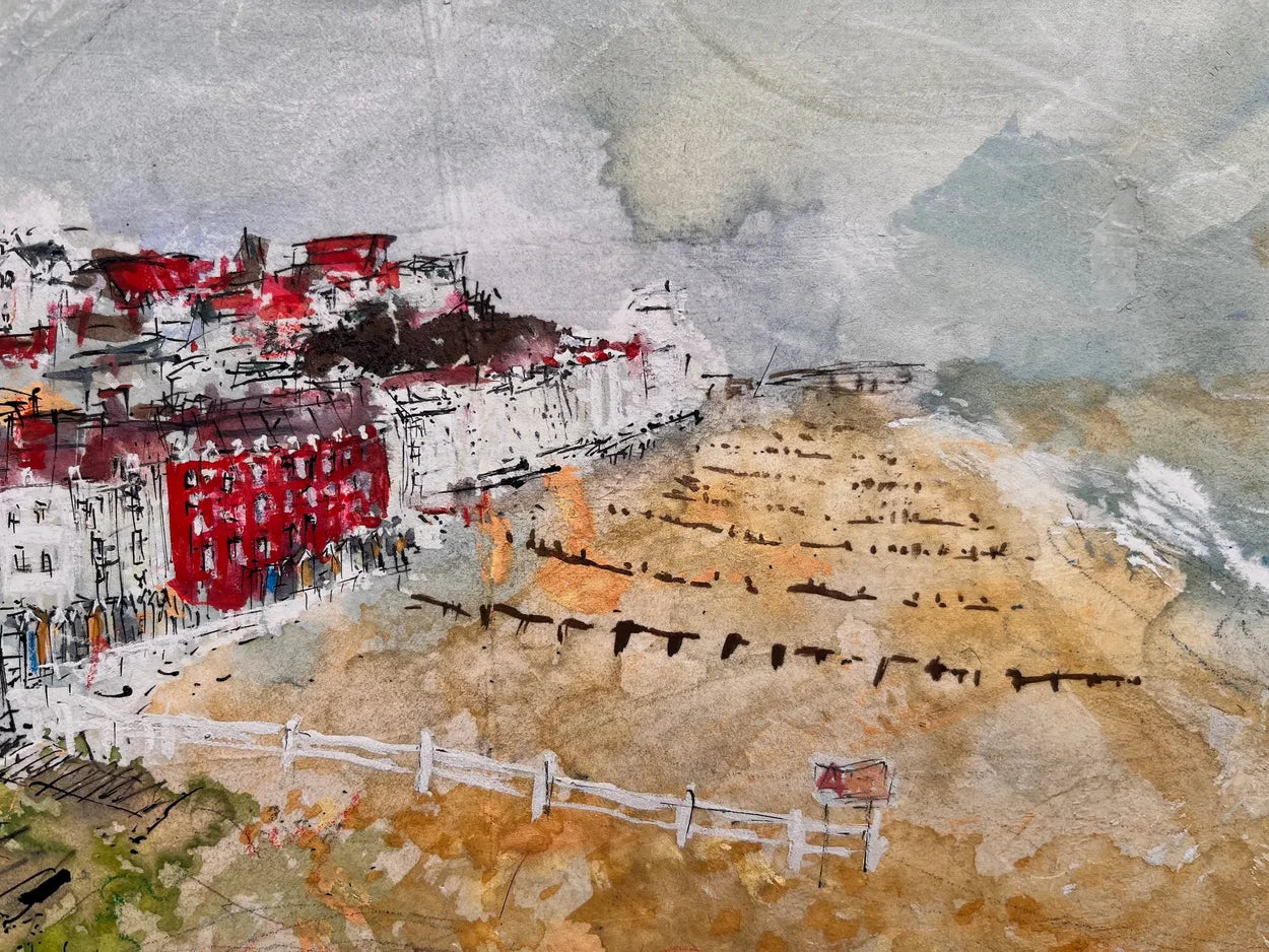 Early Morning - Beach Day (St Leonards -on-Sea) by Stephen Todd