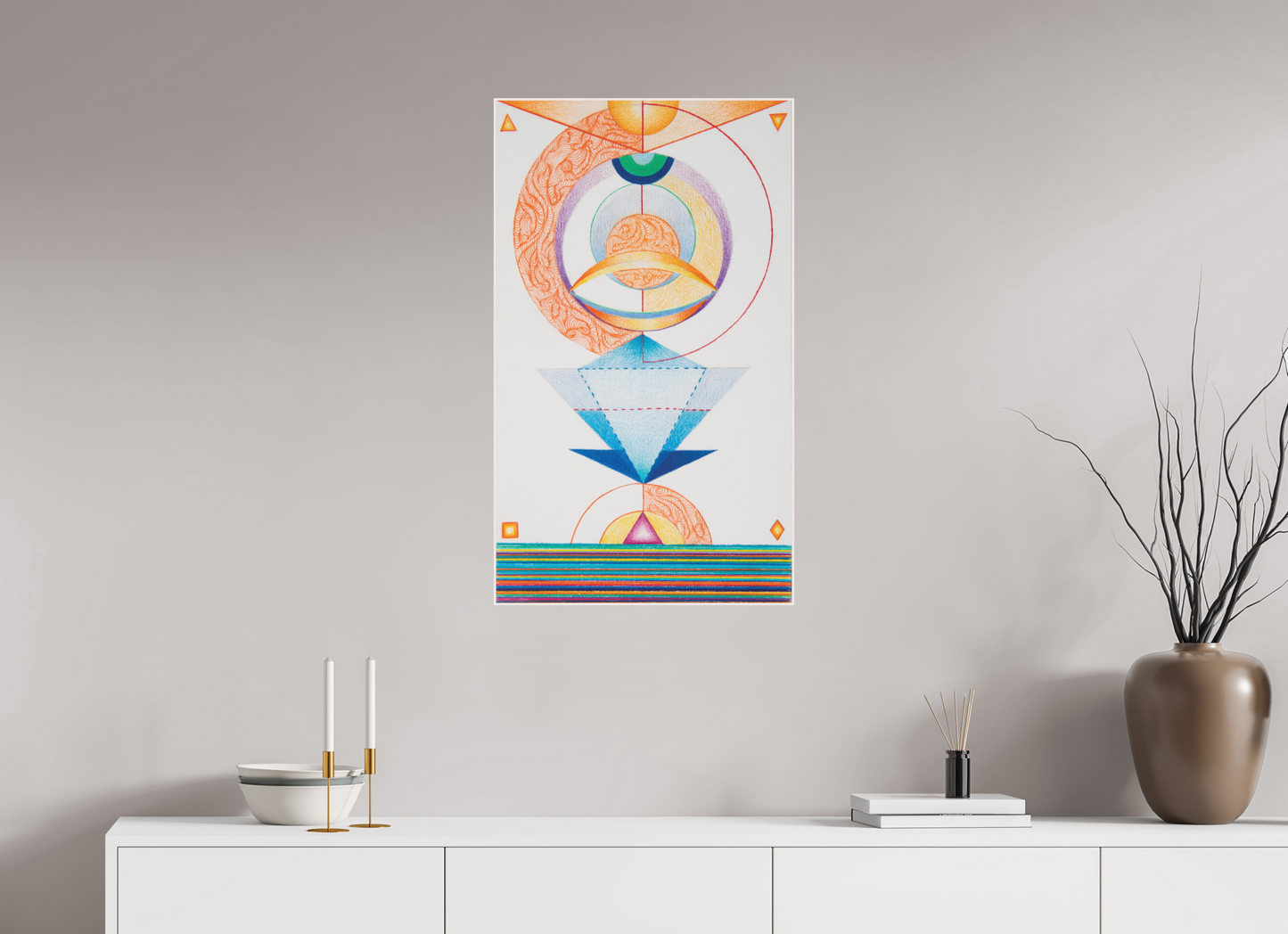50 x 84.9 cm, TIA X, The Wheel Of Fortune