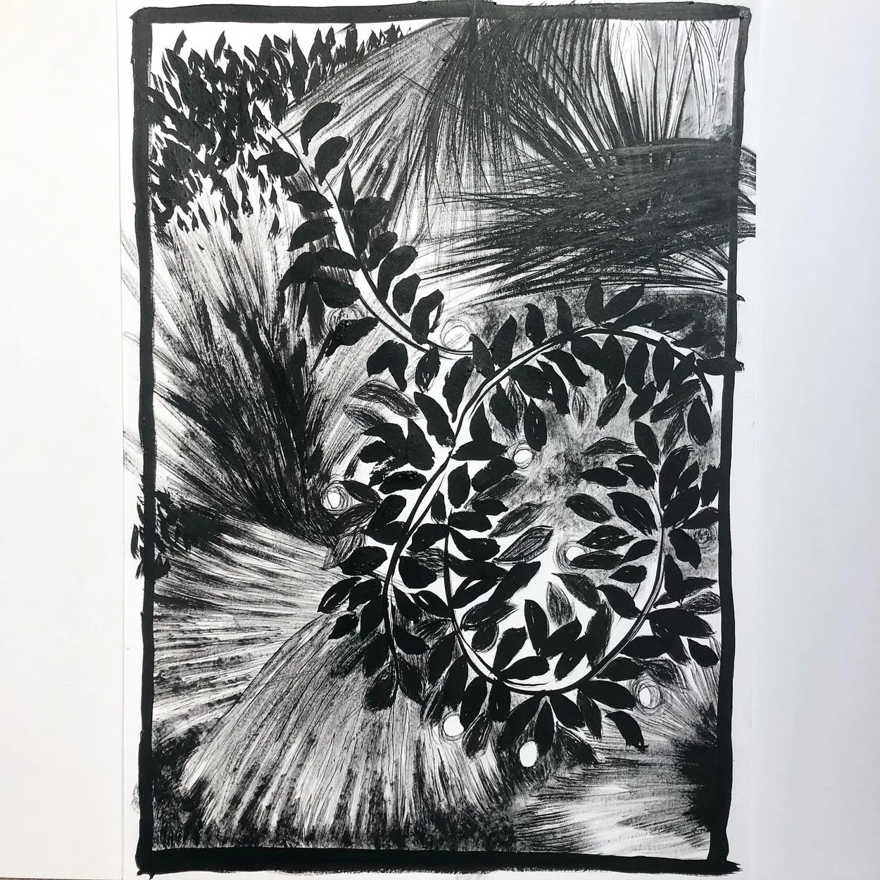 Fan Palm IV by Charlotte Johnston