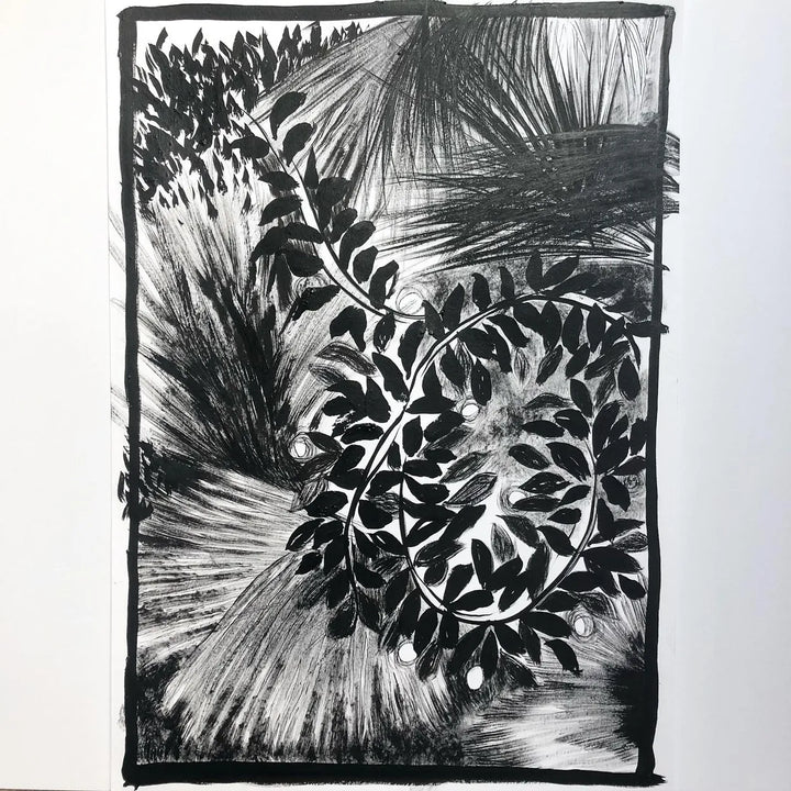 Fan Palm IV by Charlotte Johnston