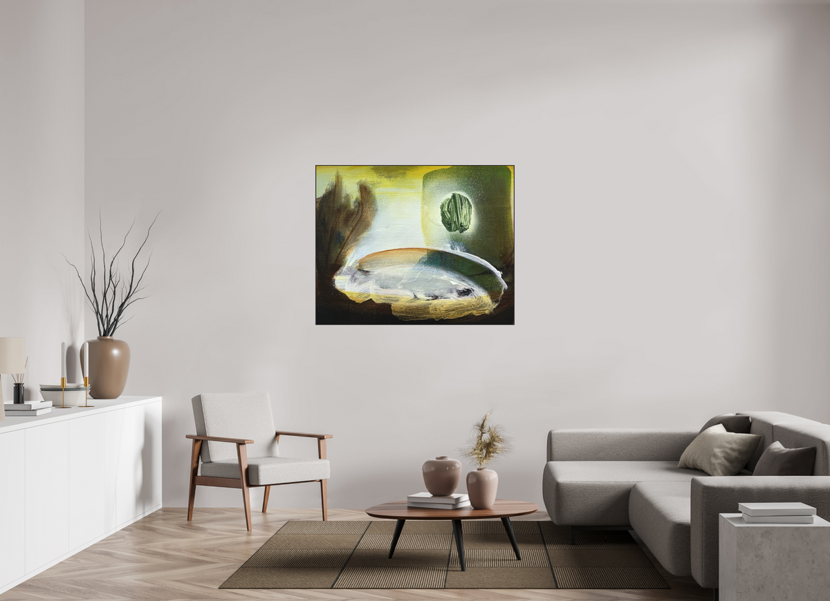124.5 x 100 cm, PIGMENT ARTBOX BLACK OAK Small Epiphany II.