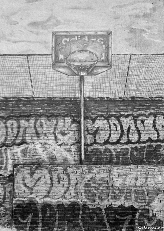Hoops by Chloe Stevenson, original artwork