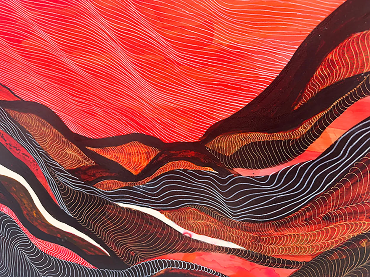 Imagined Topography II by Sara Willett