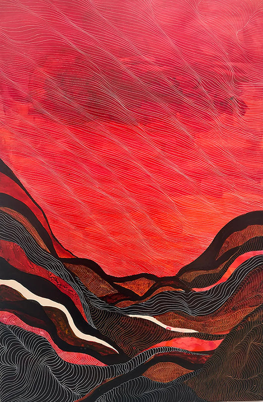 Imagined Topography II by Sara Willett