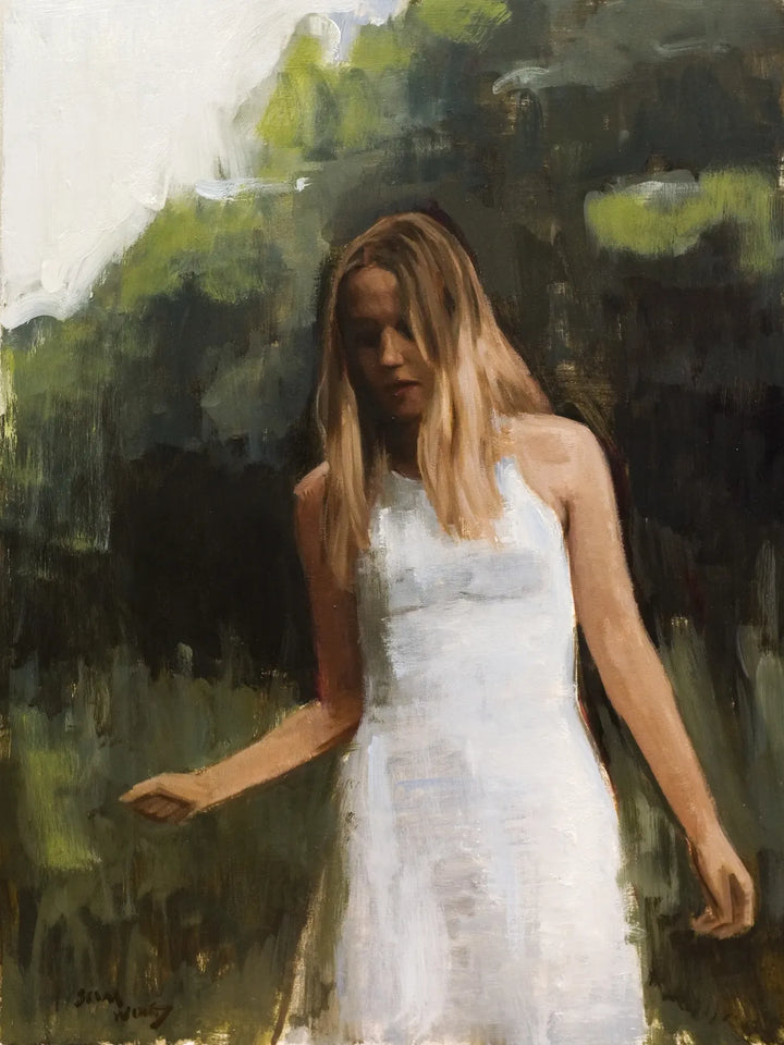 In White Dress by Sam Wood