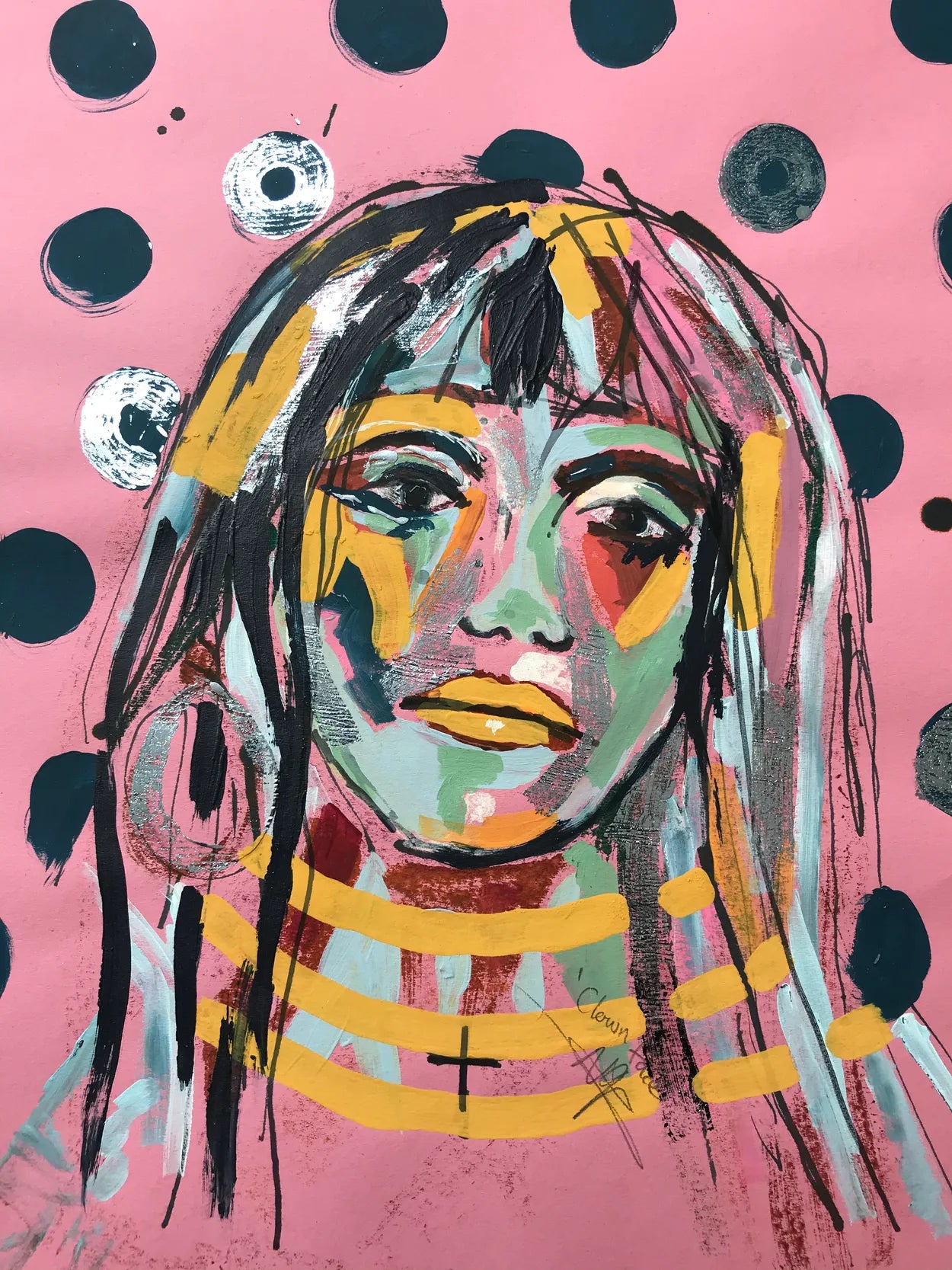 Clown Face by Natalie Chapman