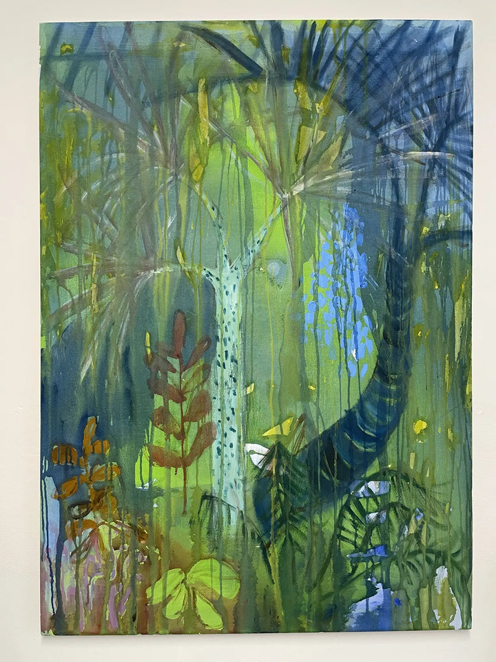 Kew Palm II by Charlotte Johnston, original painting