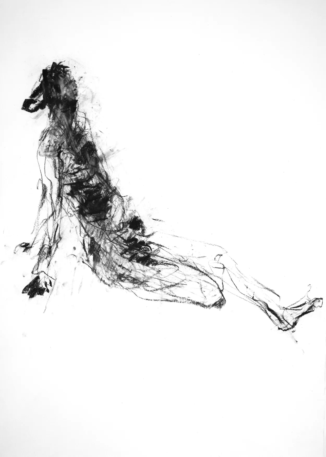 Lean Back (Life Drawing) by Stephen Todd