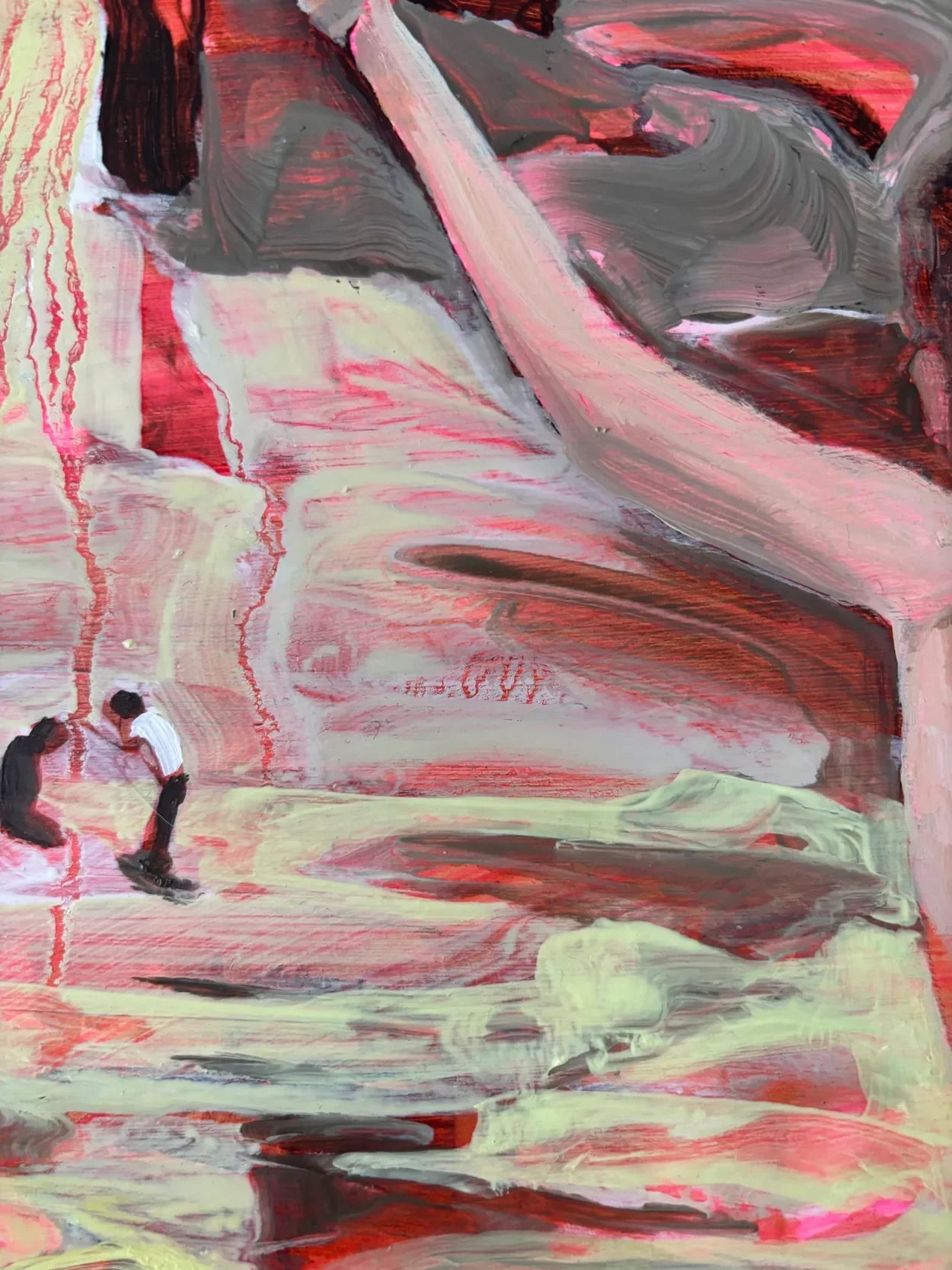 Letting Go by Helen Latham, detail 2