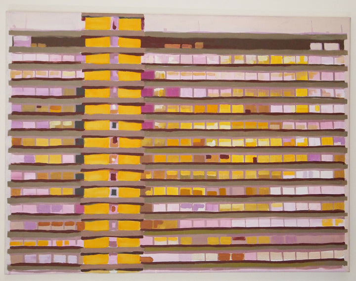 Yellow Tower by Keith Robinson, original artwork