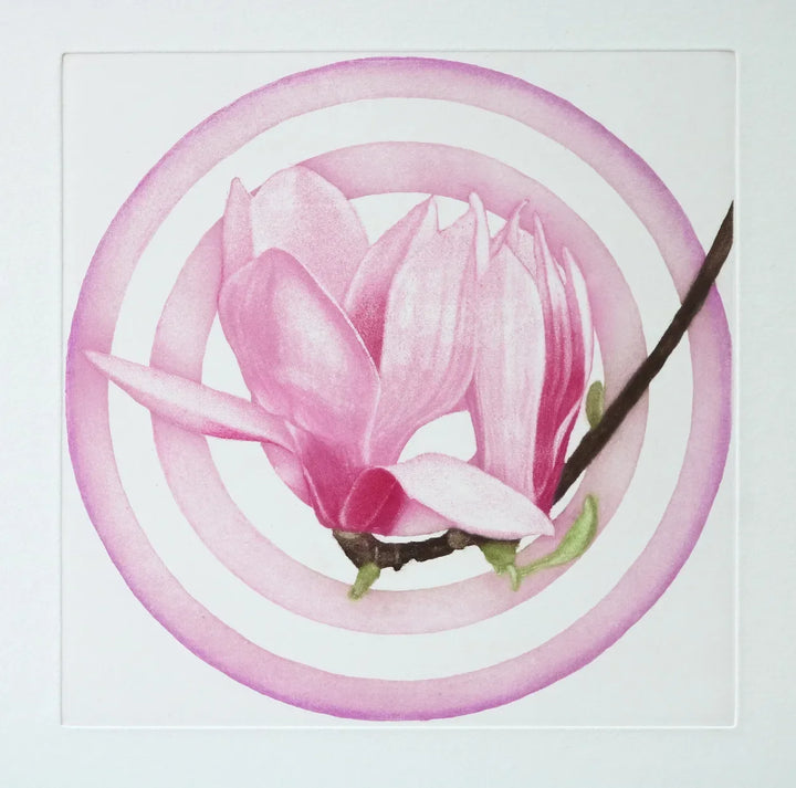 Magnolia Light 2 by Emiko Aida, original printmaking