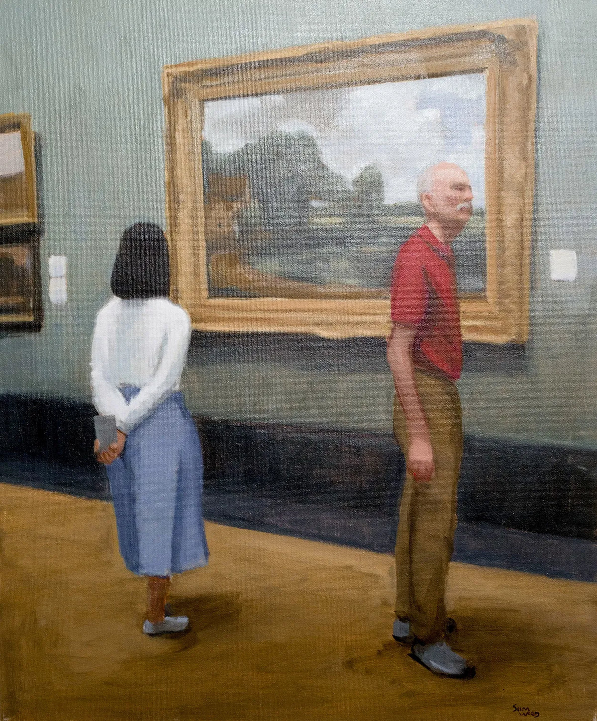 National Gallery Portrait by Sam Wood