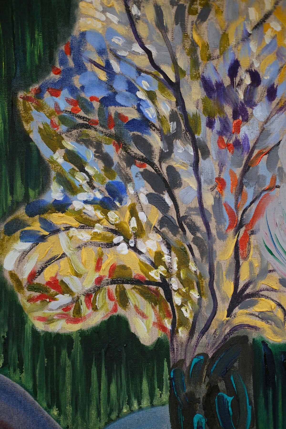 I Have Swallowed Moss and Moon by Sian Egan, original artwork