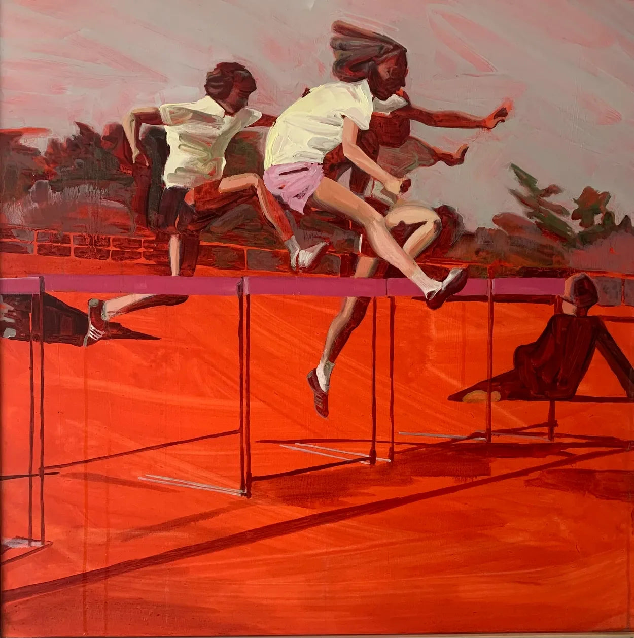 Olympics Next? by Helen Latham, original painting