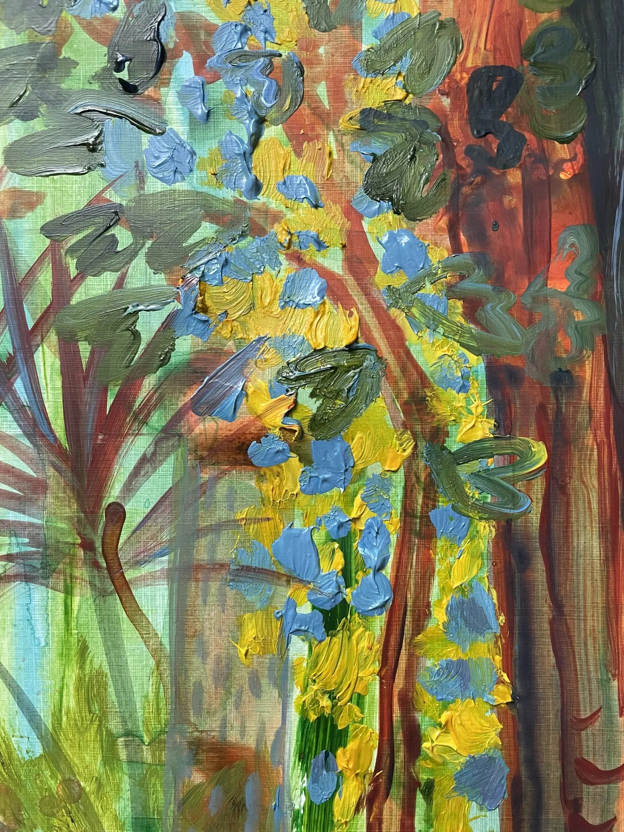 Palm House II, Study by Charlotte Johnston, detail 2