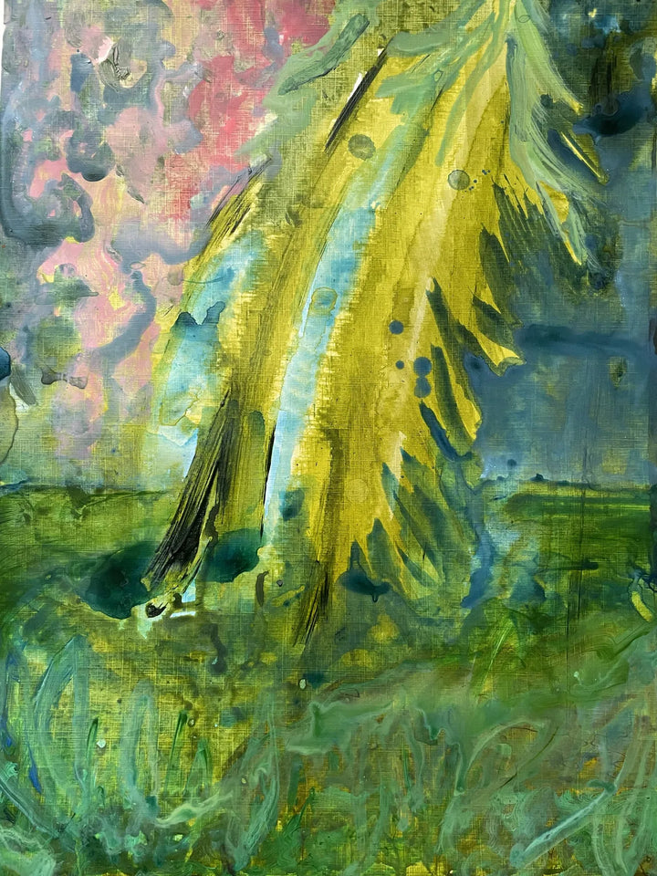 Palm House VI, Study by Charlotte Johnston, original painting