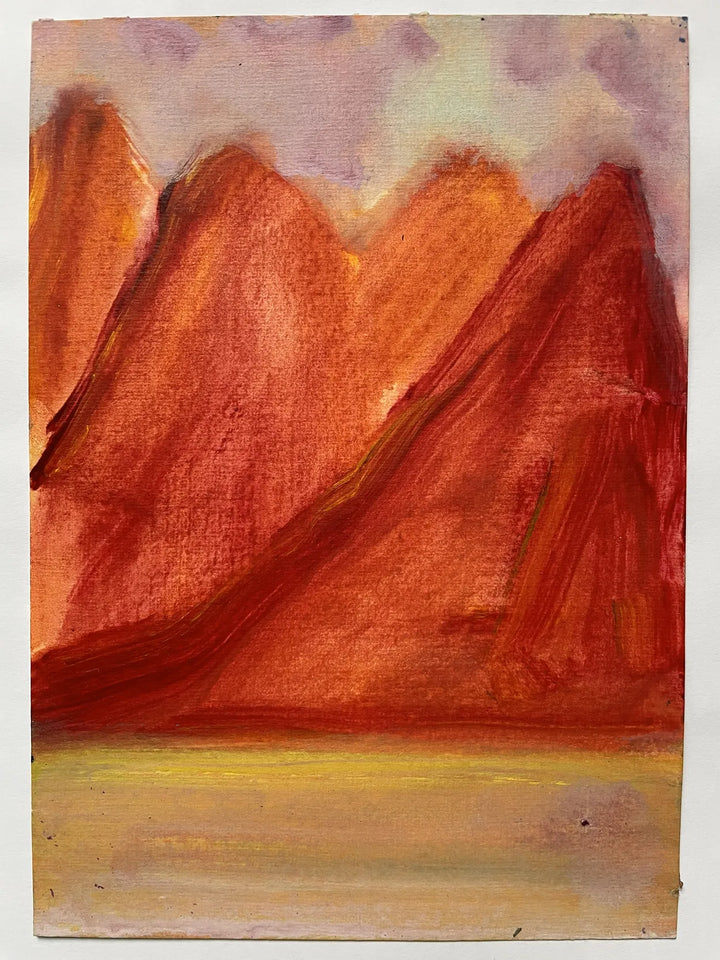 Papaya III by Charlotte Johnston, original painting
