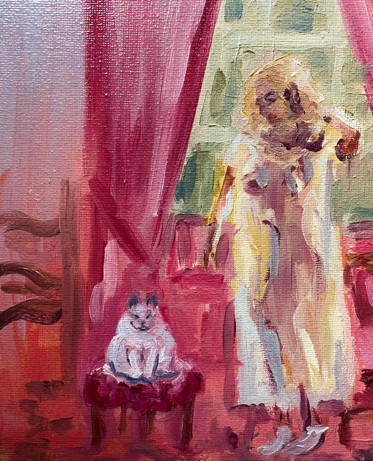 Pink Lady by Katherine Benson, detail