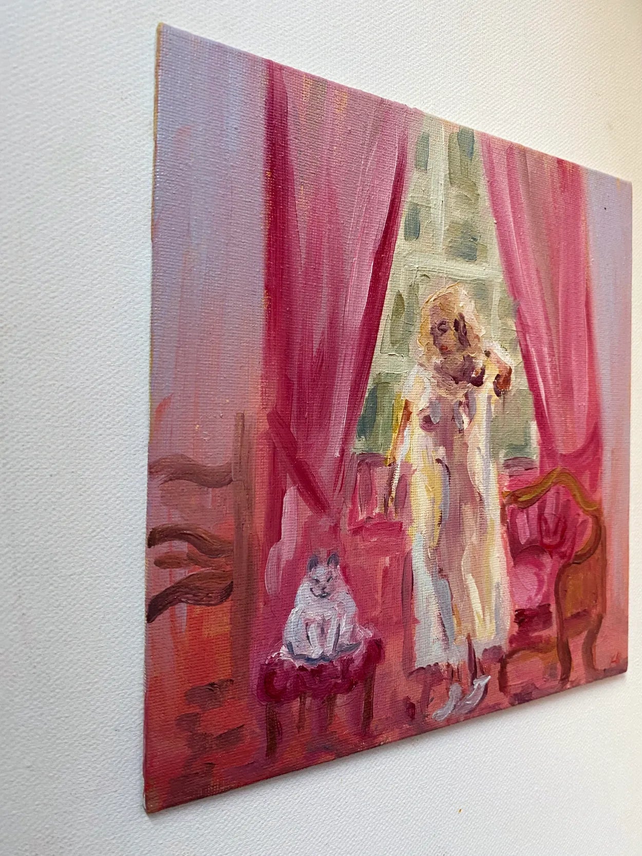 Pink Lady by Katherine Benson, detail