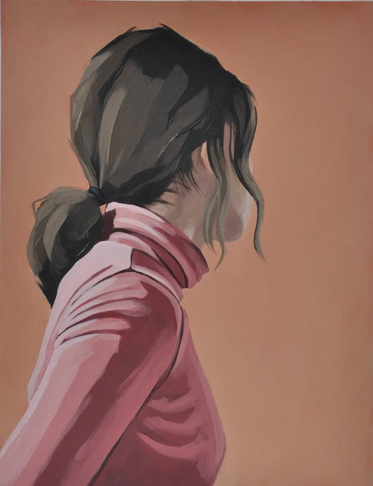 Pink Poloneck by Julia Blackshaw, artwork