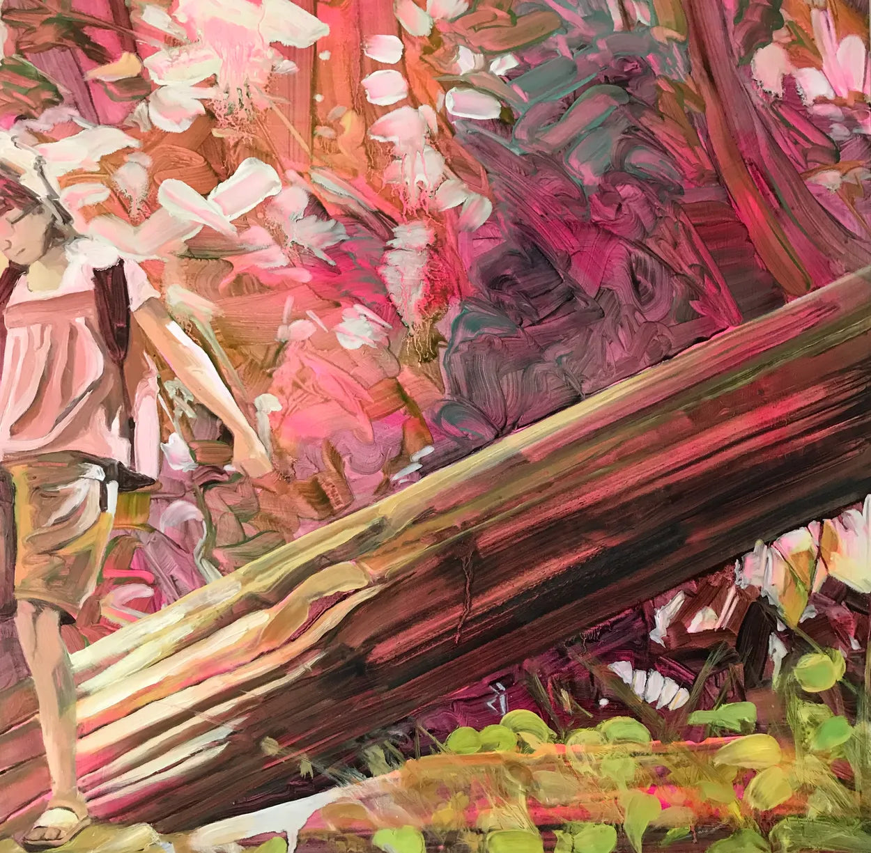Pink Wood by Helen Latham