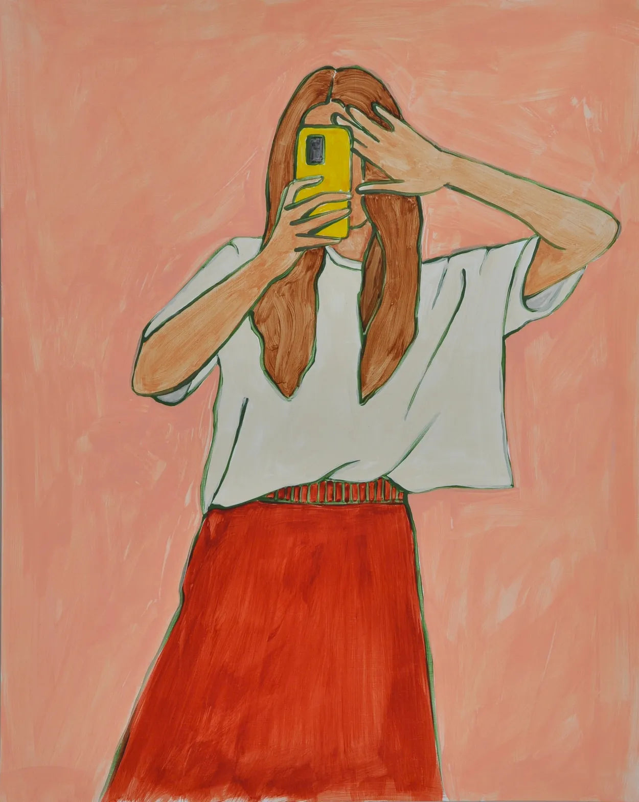 Red Skirt by Julia Blackshaw