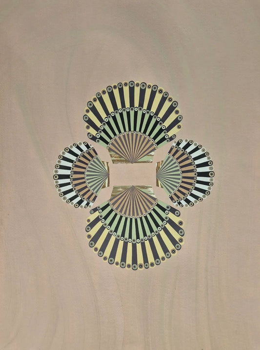 Reflection Wreath 2 by Larissa Virdee, original painting