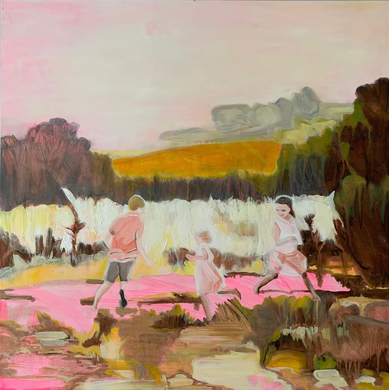 Rushing by Helen Latham