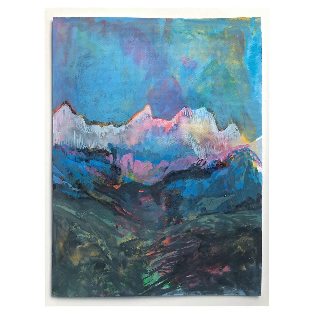 Snow-capped Mountains by Coral Churchill