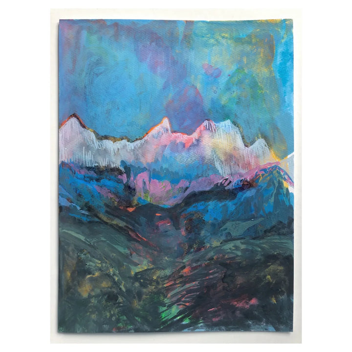 Snow-capped Mountains by Coral Churchill