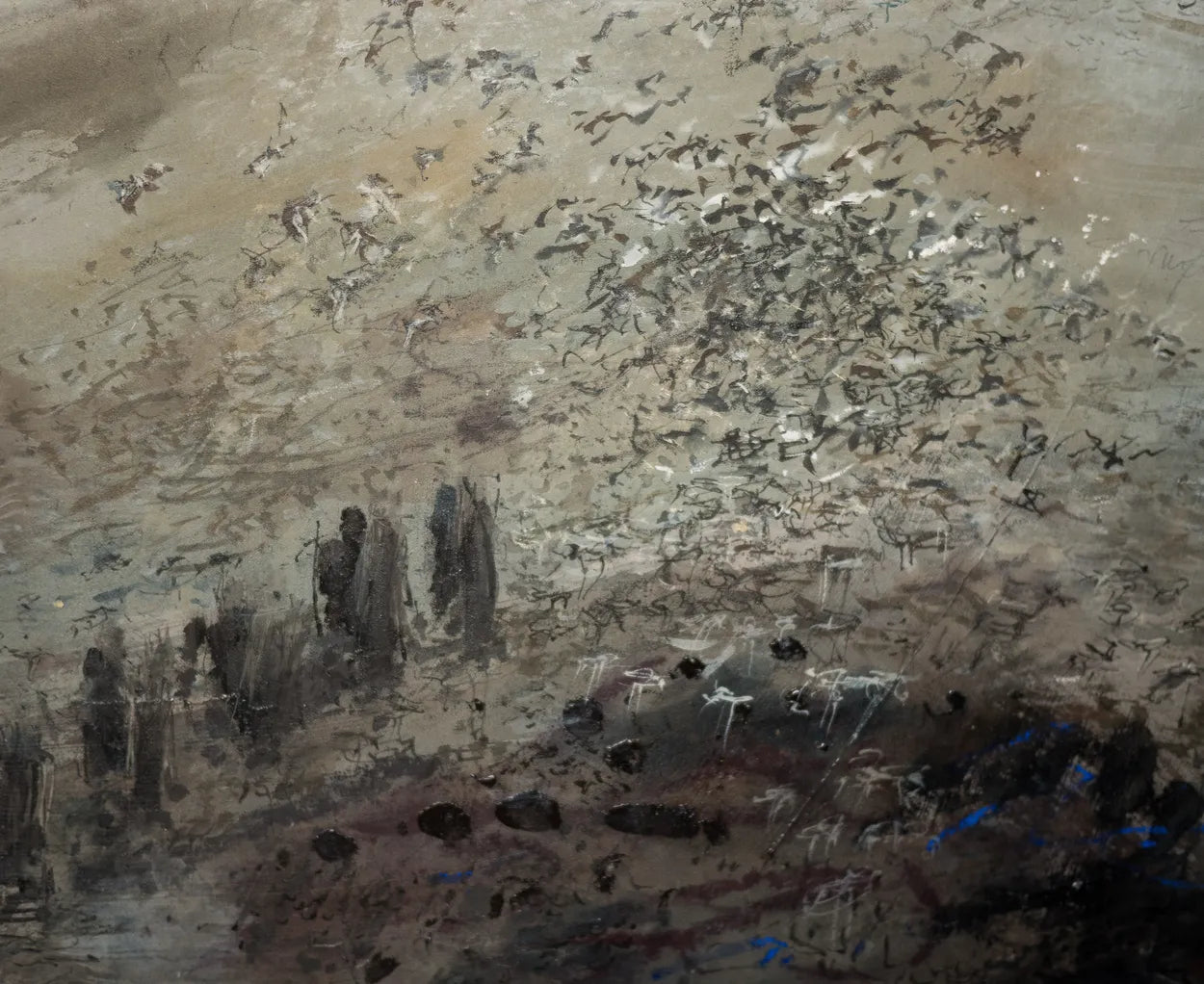 Social Distancing (Waders - Humber Estuary) by Stephen Todd